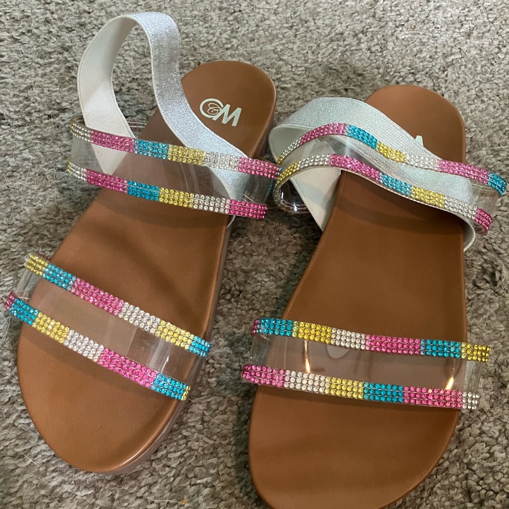 Colorful Beaded Sandals